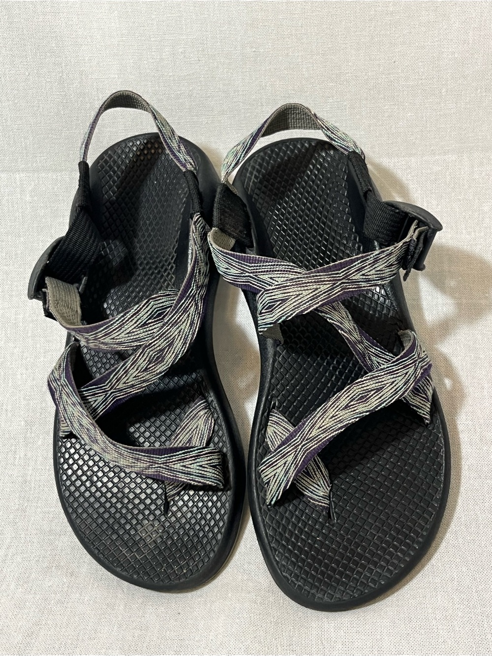 Chaco Z2 Classic Yampa Pixel Weave Sandals Women’s Size 8 Vibram Soles Gorpcore